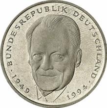 2 marcos 1995 J   "Willy Brandt"