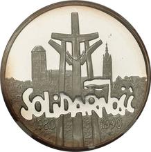 100000 Zlotych 1990    "Gewerkschaft Solidarität" (Probe)