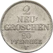 2 Neu Groschen 1851  F 