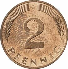2 Pfennige 1997 G  