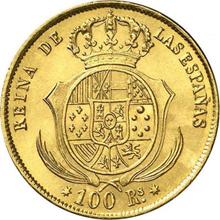 100 réales 1859   