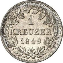 1 крейцер 1849   