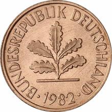2 Pfennig 1982 F  