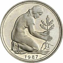 50 Pfennige 1987 G  