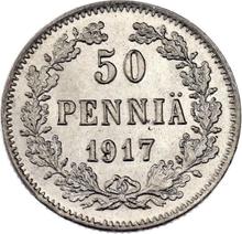 50 penni 1917  S 