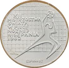 200 Zlotych 1982 MW  JMN "Fußball-Weltmeisterschaft 1982" (Probe)