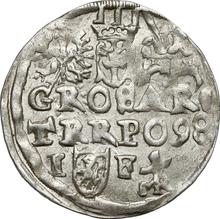 3 Groszy (Trojak) 1598  IF  "Lublin Mint"
