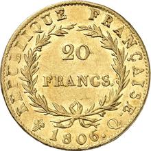20 francos 1806 Q  