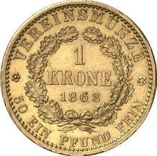 1 corona 1868 B  
