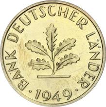 10 fenigów 1949 D   "Bank deutscher Länder"