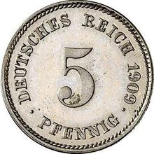 5 Pfennige 1909 J  