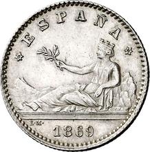 50 Céntimos 1869  SNM 