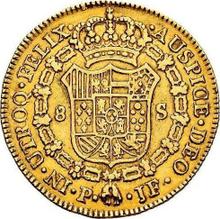 8 escudo 1798 P JF 