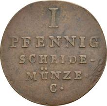 1 fenig 1823 C  