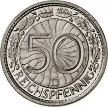 50 Reichspfennigs 1930 D  