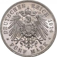 5 marcos 1914 A   "Prusia"