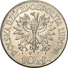 10 złotych 1971 MW  JMN "FAO" (PRÓBA)