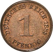 1 Pfennig 1889 D  