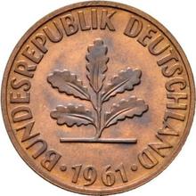 2 Pfennig 1961 D  