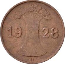 1 Reichspfennig 1928 D  
