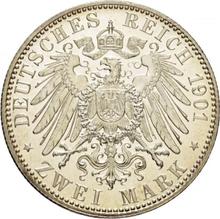 2 marcos 1901 A   "Mecklemburgo-Schwerin"