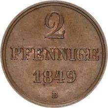 2 пфеннига 1849  B 