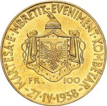 100 franga ari 1938 R   "Wesele"