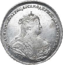 1 rublo 1738 СПБ   "Tipo San Petersburgo"