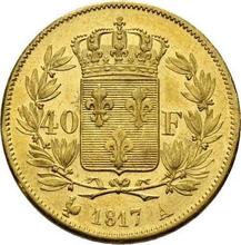 40 francos 1817 A  