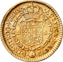 2 escudos 1814 So FJ 