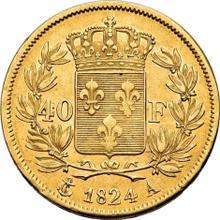 40 Francs 1824 A  