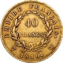 40 francos 1810 W  