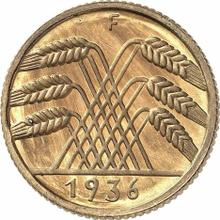 10 Reichspfennig 1936 F  