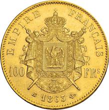 100 франков 1863 BB  