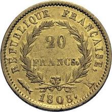 20 francos 1808 K  