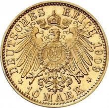 10 marcos 1909 D   "Bavaria"