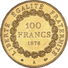 100 francos 1878 A  