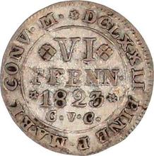 6 Pfennige 1823  CvC 