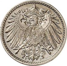 5 Pfennige 1891 F  