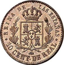 10 centimos de real 1859   