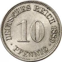 10 fenigów 1889 G  