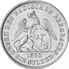1 gulden 1852   
