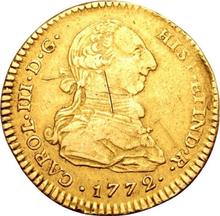 2 escudo 1772  JM 