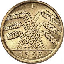 10 Rentenpfennigs 1923 F  