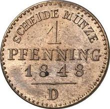 1 Pfennig 1848 D  