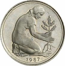 50 fenigów 1987 J  