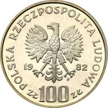 100 Zlotych 1982 MW   "Storks" (Pattern)