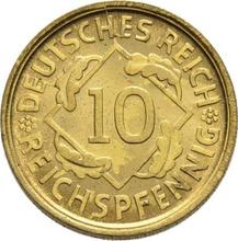 10 Reichspfennigs 1925 D  