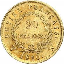 20 francos 1810 W  