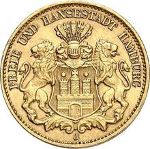 10 marcos 1911 J   "Hamburg"